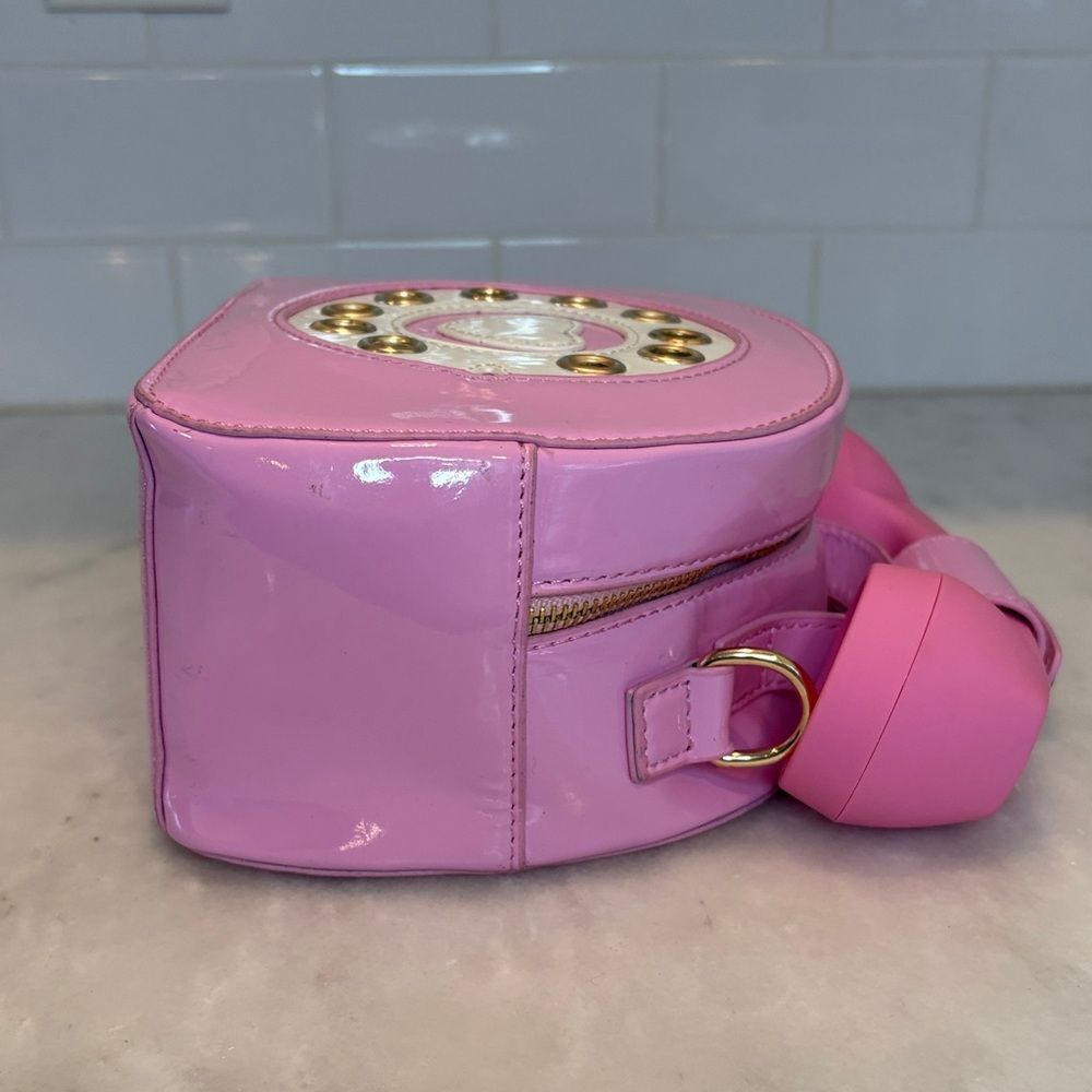 Pink Novelty Telephone Crossbody Bag - Ladies Fashion Handbag - Picture 7 of 16